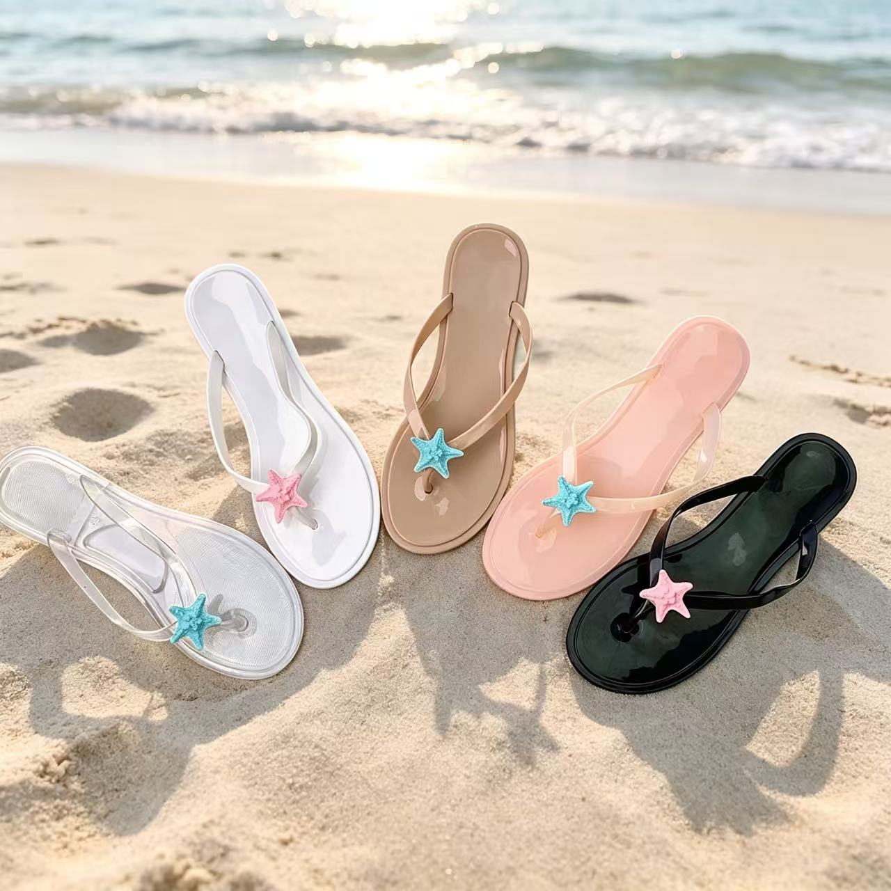 Thong Flat Sandal - レディース ビーチサンダル 2026 夏新作 スターフィッシュ ジェリーサンダル