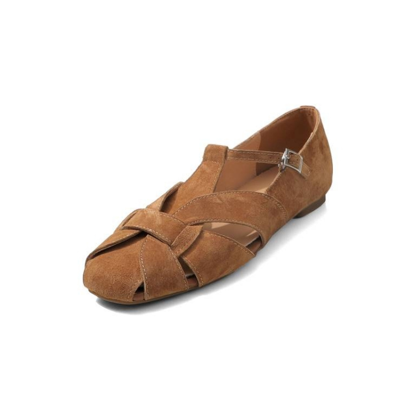 Women'S Shoes Wide Width - 快適なレトロスタイル、通気性抜群、軽量、スクエアトゥ、大きいサイズ、女性用幅広シューズ、女性用サンダル