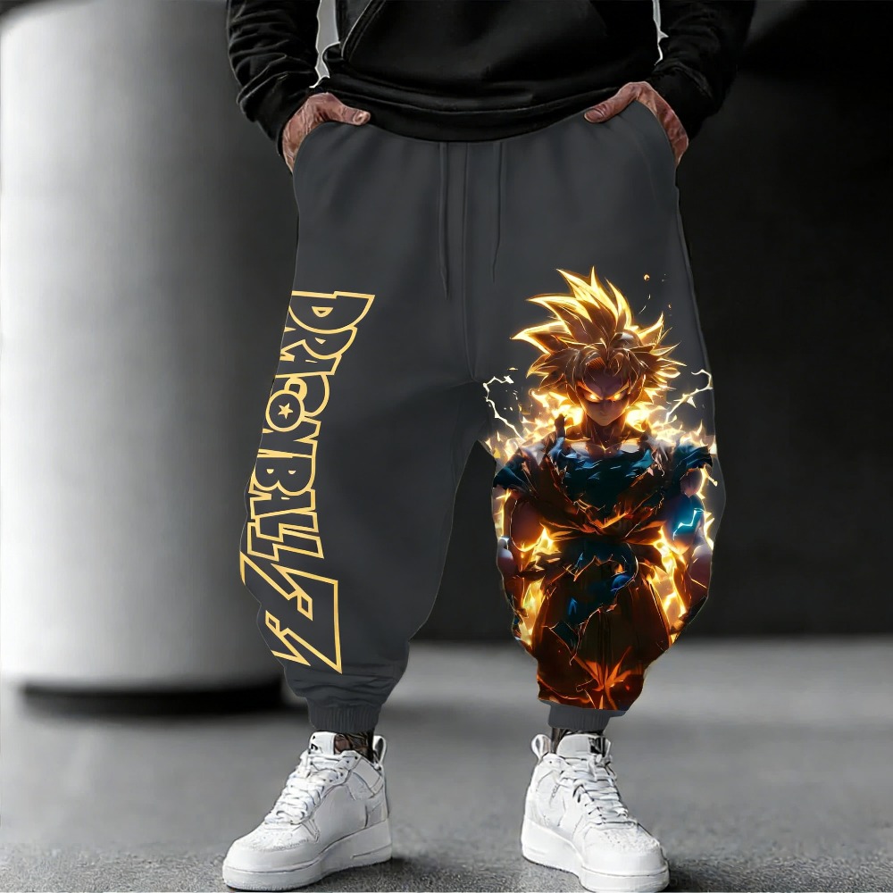 Women'S Shoes Z - 2026年夏 ドラゴンボールZ 孫悟空 スーパーサイヤ人 3Dプリント ジョガーパンツ、速乾