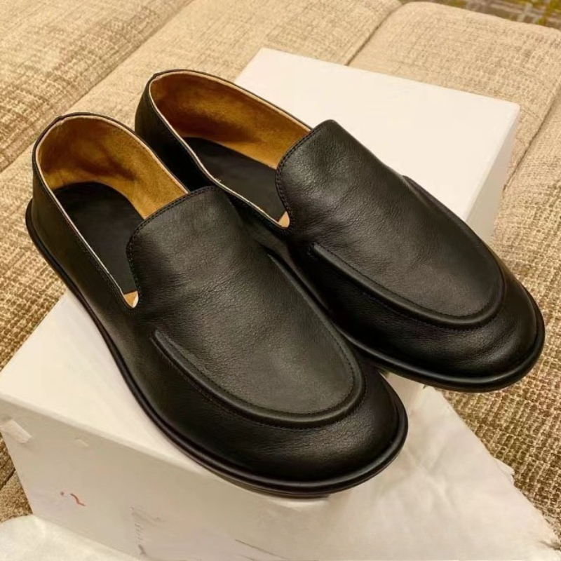 Women'S Shoes Wide Width - 新作レディース本革ローファー フラットスリッポンシューズ 快適なクッションインソール 幅広カジュアルシューズ