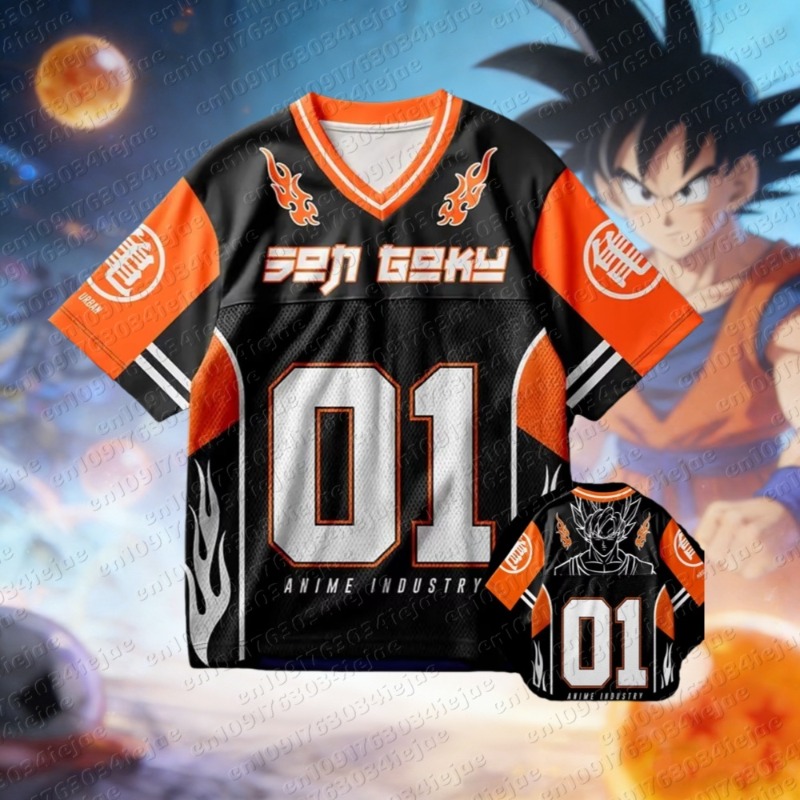 Women'S Shoes Z - 2026年夏ホットセールスタイル子供用ドラゴンボールZアニメジャージー孫悟空オーバーサイズ男女兼用通気性速乾Tシャツ