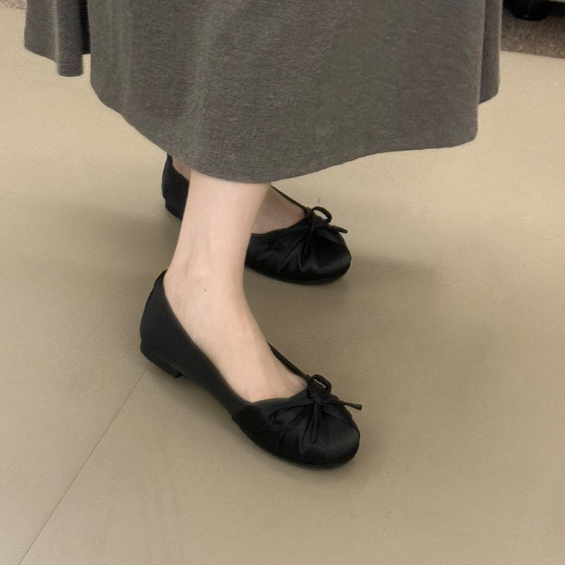 2026年新作 蝶結び サテン シャロー シングルシューズ  - Women'S Heels のレビューと価格