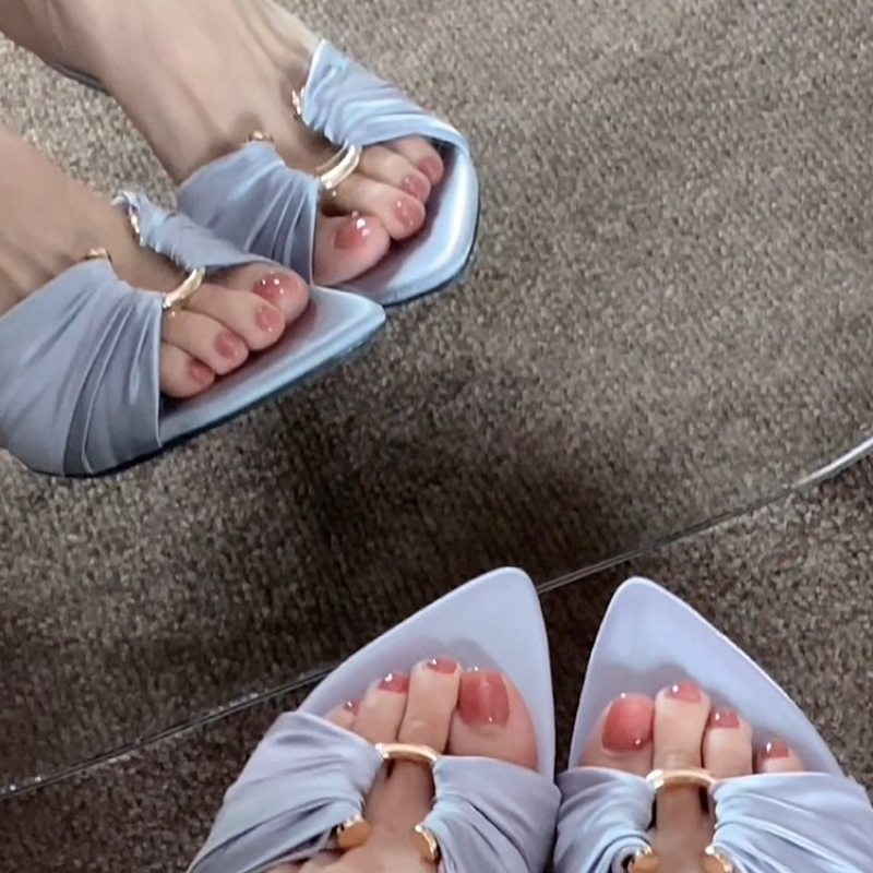 夏の新作ファッション、オープントゥフラットサンダル、女性用、 - Thong Flat Sandal のレビューと価格