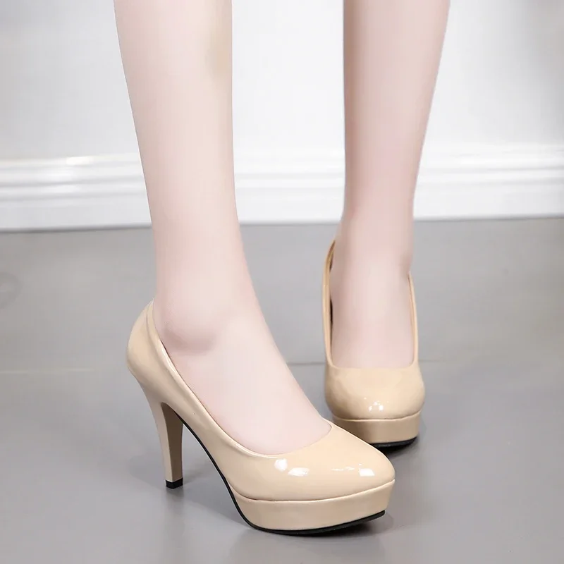ハイヒール レディース 2025年新作 韓国風 細ヒール 浅 - Women Shoes Waterproof のレビューと価格