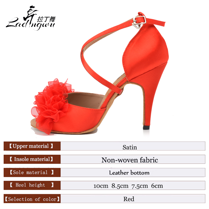 Ladingwu-女性用の社交ダンスシューズ,柔らかい底の赤 - Women'S Shoes Z のレビューと価格