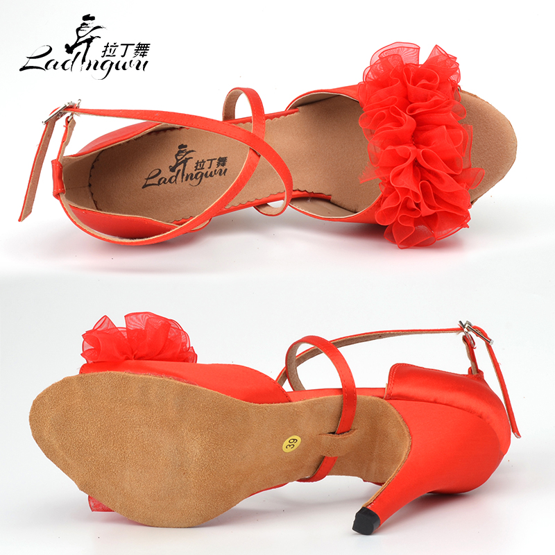 Ladingwu-女性用の社交ダンスシューズ,柔らかい底の赤 - Women'S Shoes Z のレビューと価格