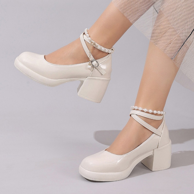 レディース パンプス シューズ ファッション クロスストラッ - Women'S Heels のレビューと価格