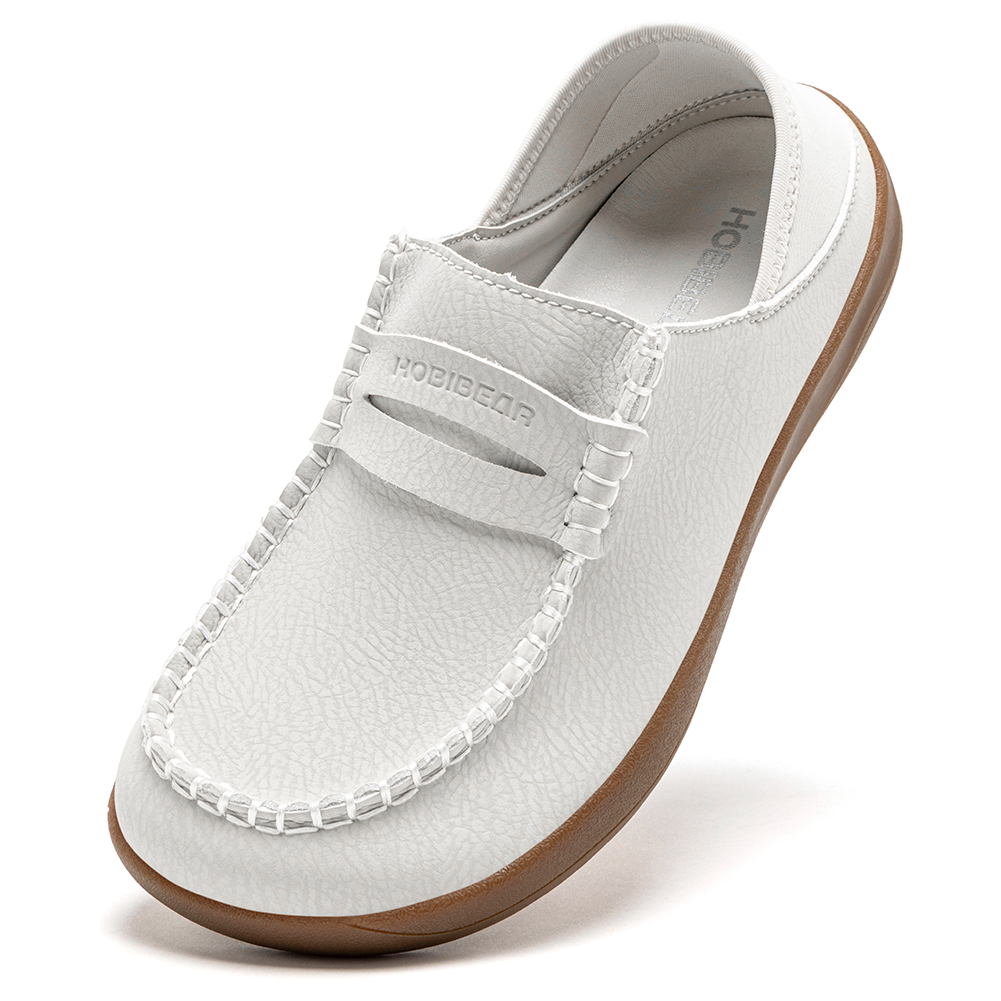 HOBIBEAR 女性用裸足ローファー 幅広スリッポン 軽量 - Women'S Shoes Wide Width のレビューと価格