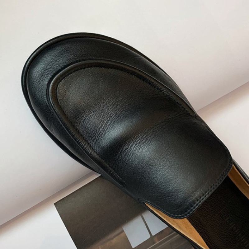 新作レディース本革ローファー フラットスリッポンシューズ 快 - Women'S Shoes Wide Width のレビューと価格
