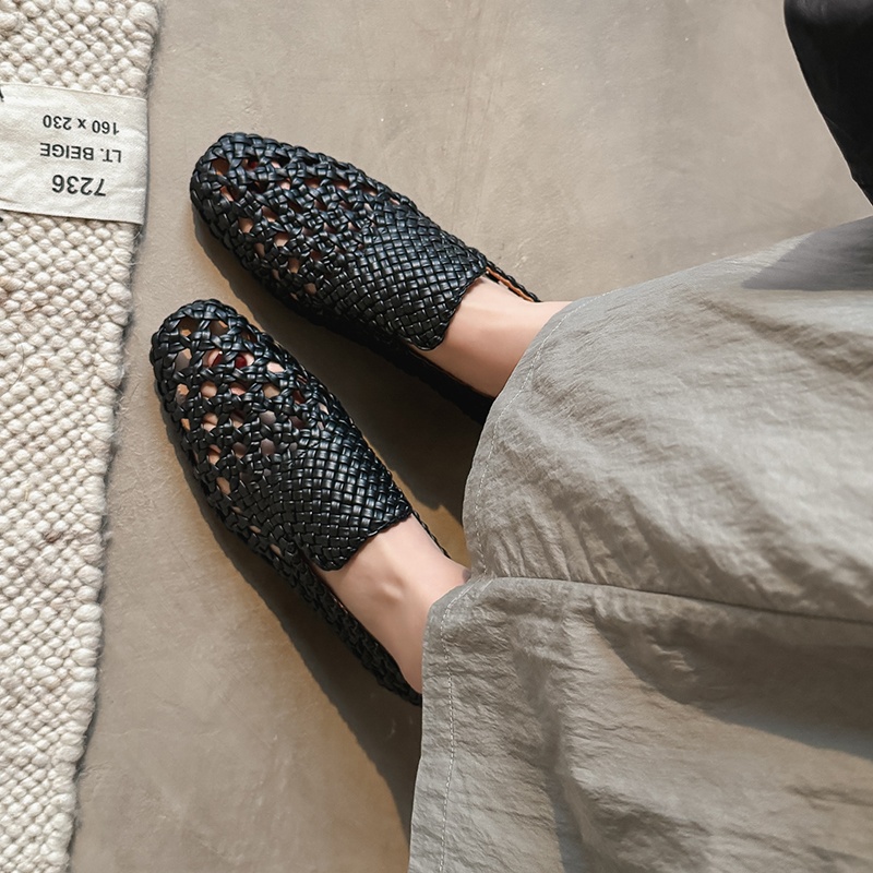 2026 ファッションホット販売本革編み込みサンダル女性ロー - Women'S Heels のレビューと価格