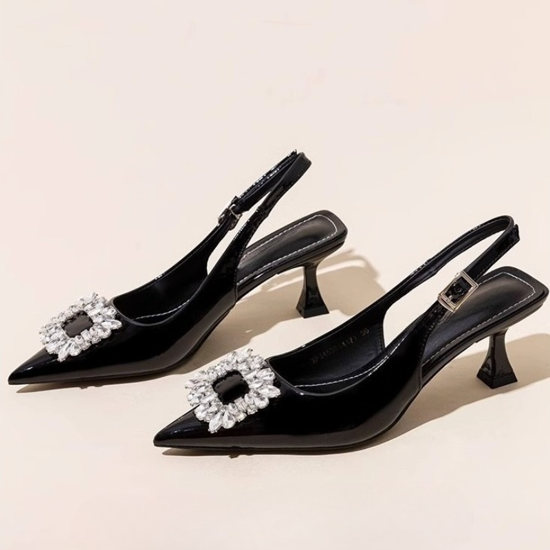 夏のレディースサンダル、新作レディースシューズ、ポインテッド - Strappy Heeled Sandals のレビューと価格