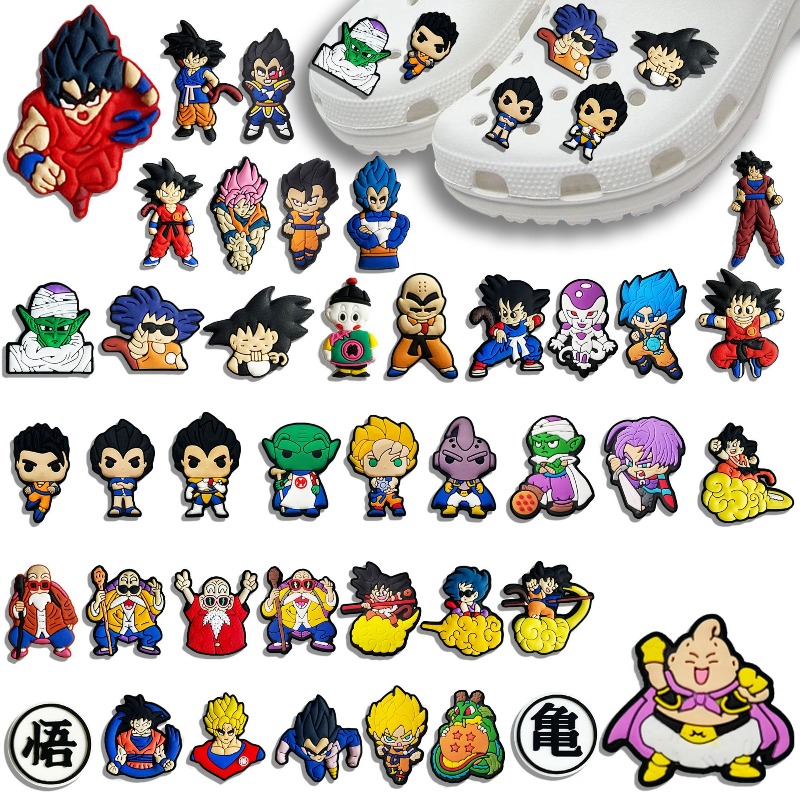 ドラゴンボールZ悟空シューズチャーム ソフトラバー取り外し可 - Women'S Shoes Z のレビューと価格